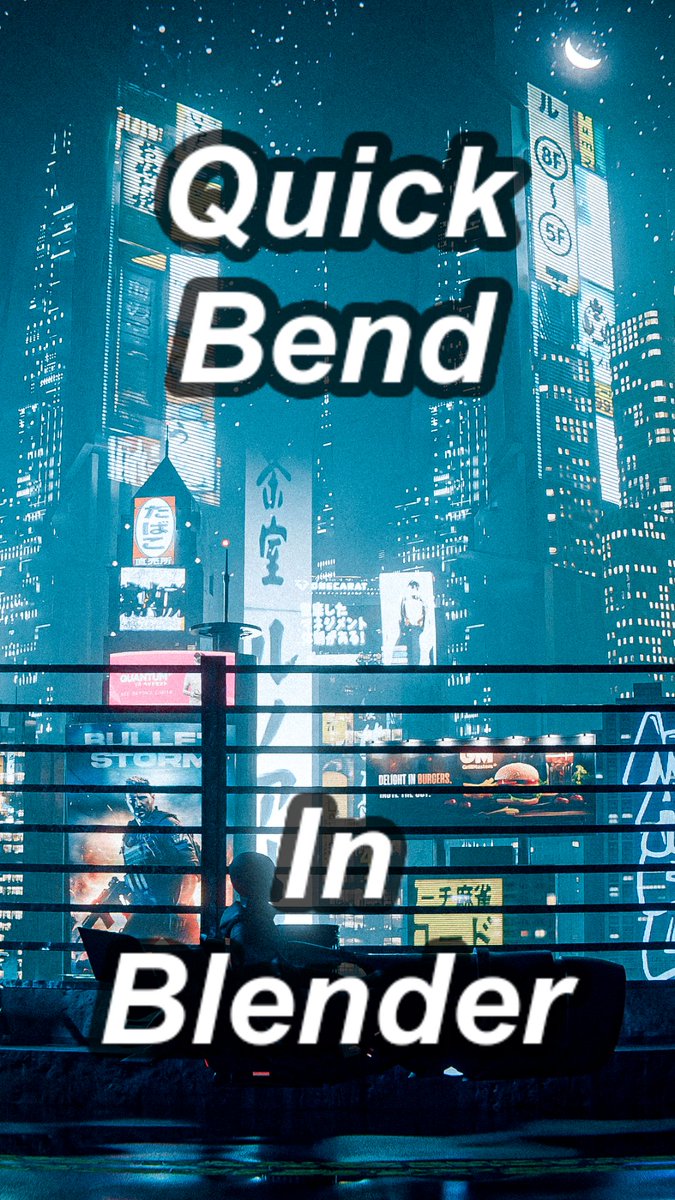 Falco3DR's tweet photo. 🔵Quickly Bend Any Object in Blender !🔵

Need to bend an object quickly in Blender ?  

Use the Simple Deform Modifier to bend meshes in seconds without manually moving vertices.

#blender, #b3d, #blendertips, #blendertutorial, #tutorial, #tuto, #3d, #3dmodeling, #3dart, https://t.co/XH6t29NgFd