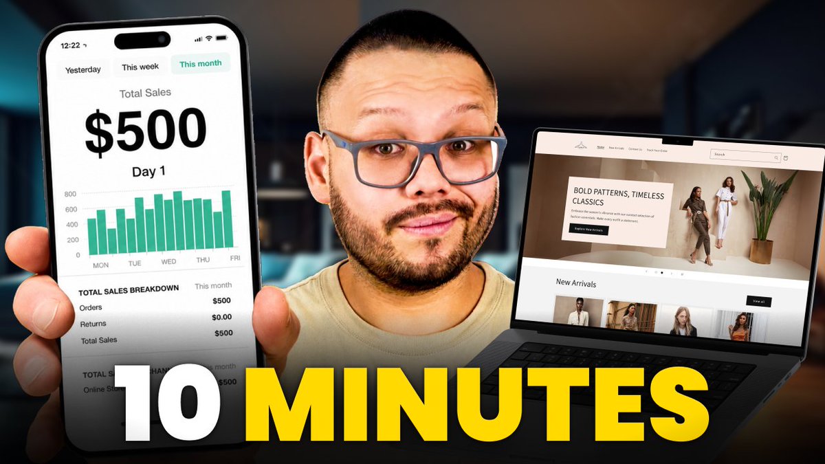 AutoDsTools's tweet photo. Think building a Shopify store takes days? 🤔 Try less than 30 minutes.

Learn how to launch a fully functional dropshipping store with winning products and automation built in.

Watch now 👇
https://t.co/KPupdqnhRV https://t.co/gsL3UOxC9t
