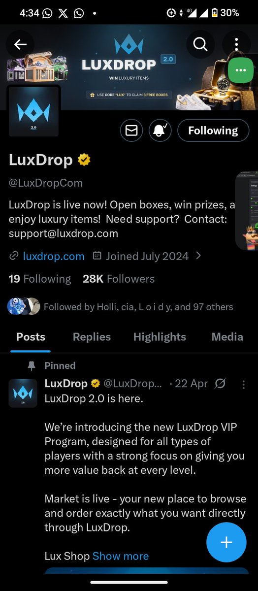 SEWADE_crypt's tweet photo. @PikaGambles @LuxDropCom @Bad__Karma__ 
@OluwafemiI63846 https://t.co/bXJom1YvC1