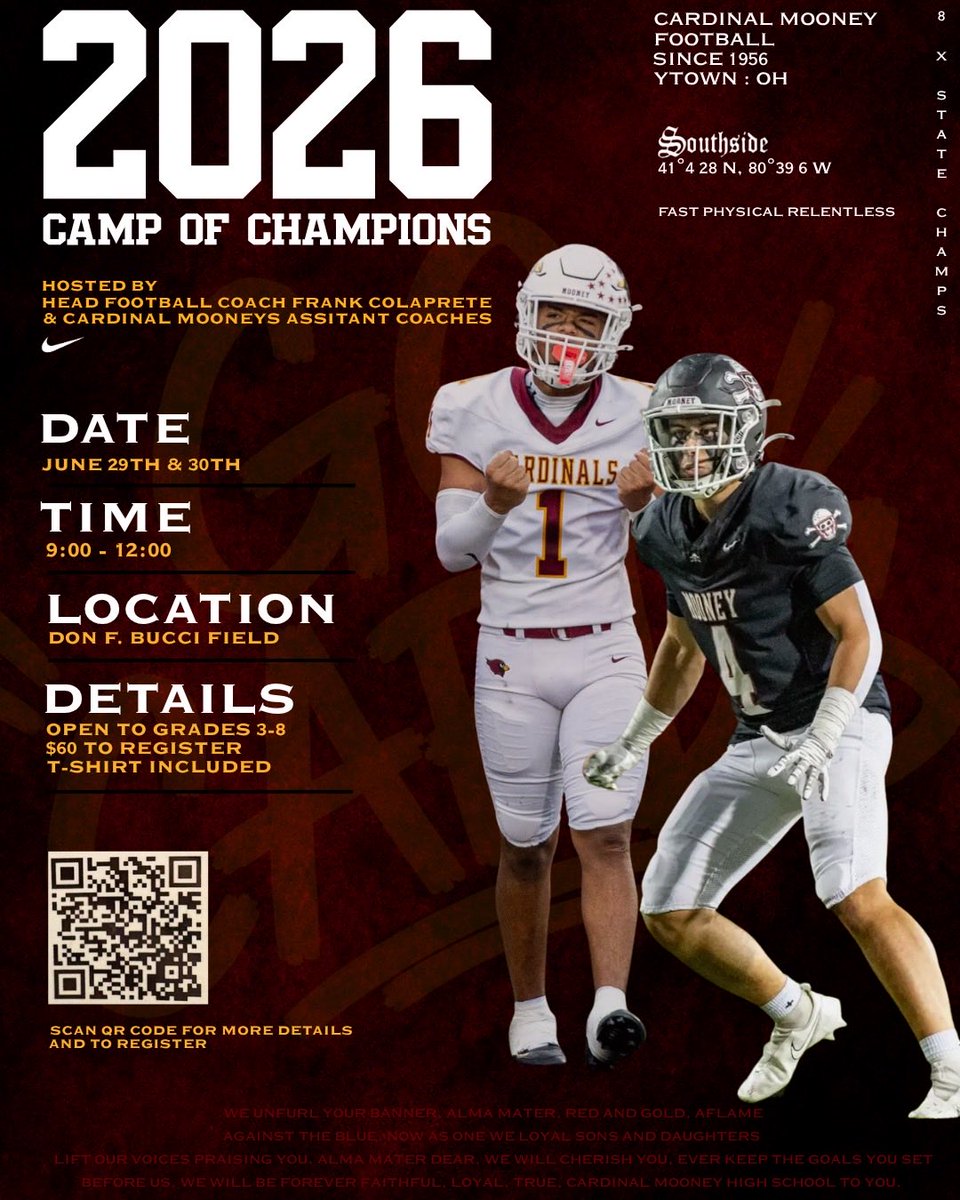 Cardinal Mooney Football tweet media
