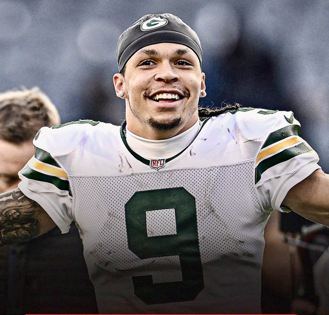 HolyRollerNFL's tweet photo. 🔔¡ÚLTIMO MOMENTO! Los #Packers están firmando oficialmente al WR Christian Watson a una extensión de contrato por 4 años y 110.5 millones de dólares. https://t.co/8tMN4gLAGz