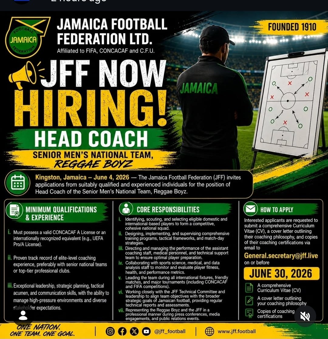 manfromafar's tweet photo. The minimum qualification for the national coaching position is a CONCACAF A Licence. 
Talking "bout you &amp; me oh 
And the games people play.... https://t.co/S8fBCtgnHe