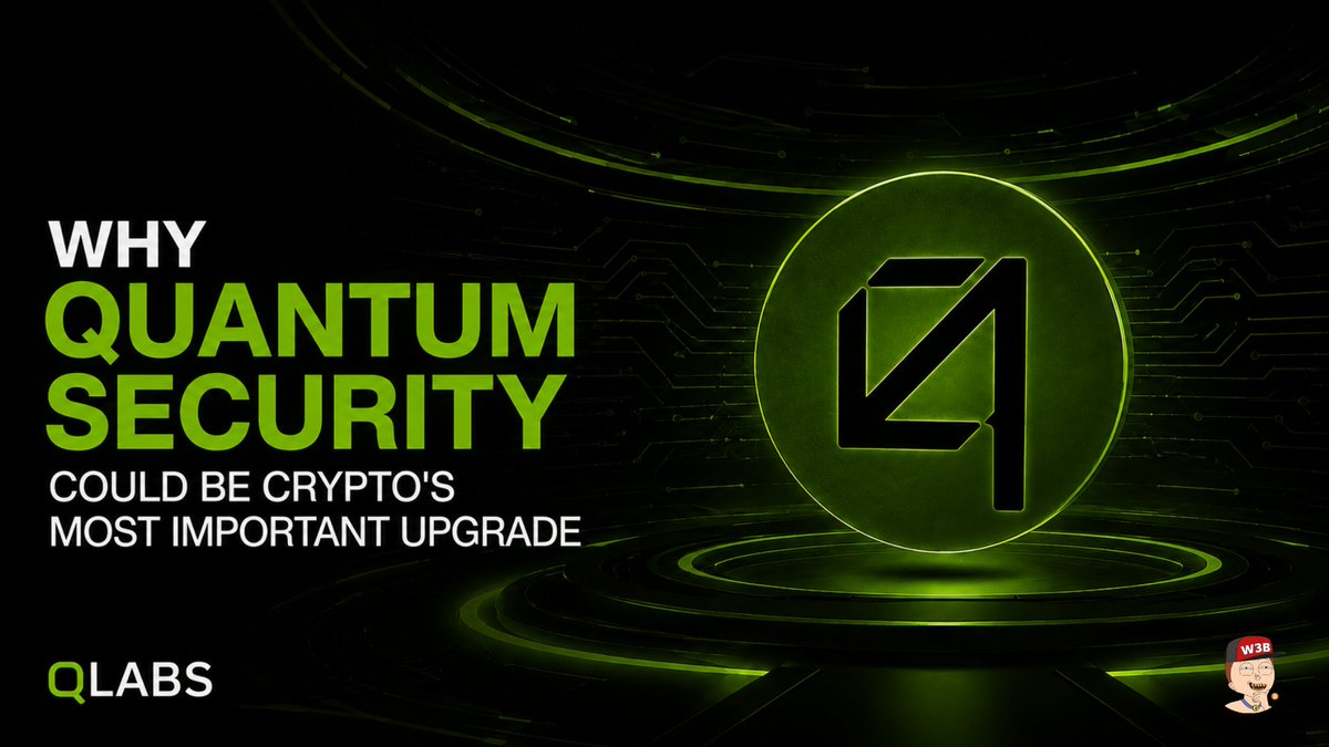 Eric_The_Mani's tweet photo. Everyone talks about faster blockchains and more adoption.

But there's a bigger question many aren't asking:

⚠️ What happens when quantum computers become powerful enough to challenge today's crypto security?

That's the problem @qlabsofficial  is working to solve.

A🧵

👇 https://t.co/Zx46dxeQr8