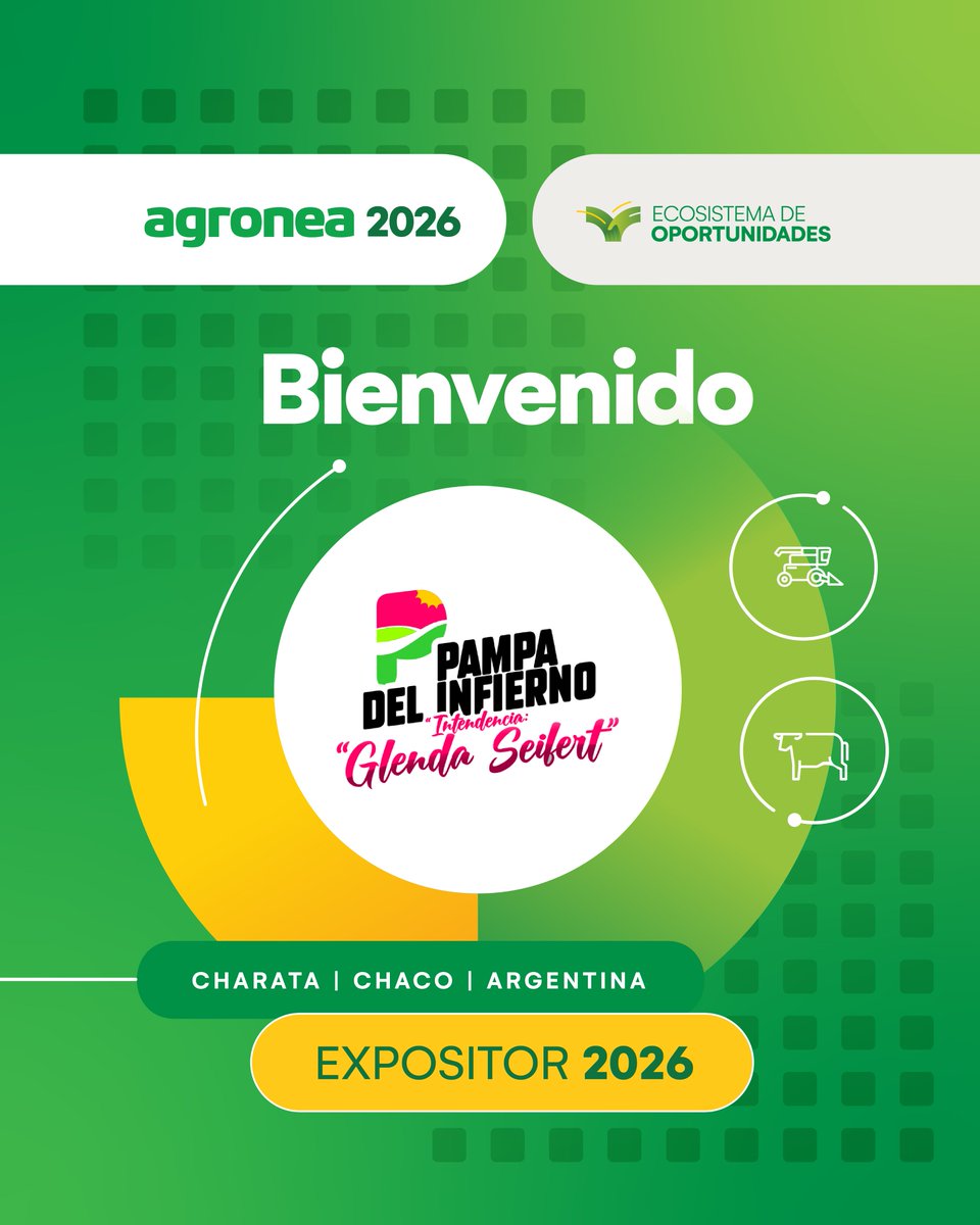 AgroneaChaco's tweet photo. El mapa de Agronea 2026 se sigue completando  🗺️

Se suman nuevos expositores de servicios de salud, turismo, logística y servicios de grúas, y representación institucional municipal. (+) https://t.co/JczkuyA7nz