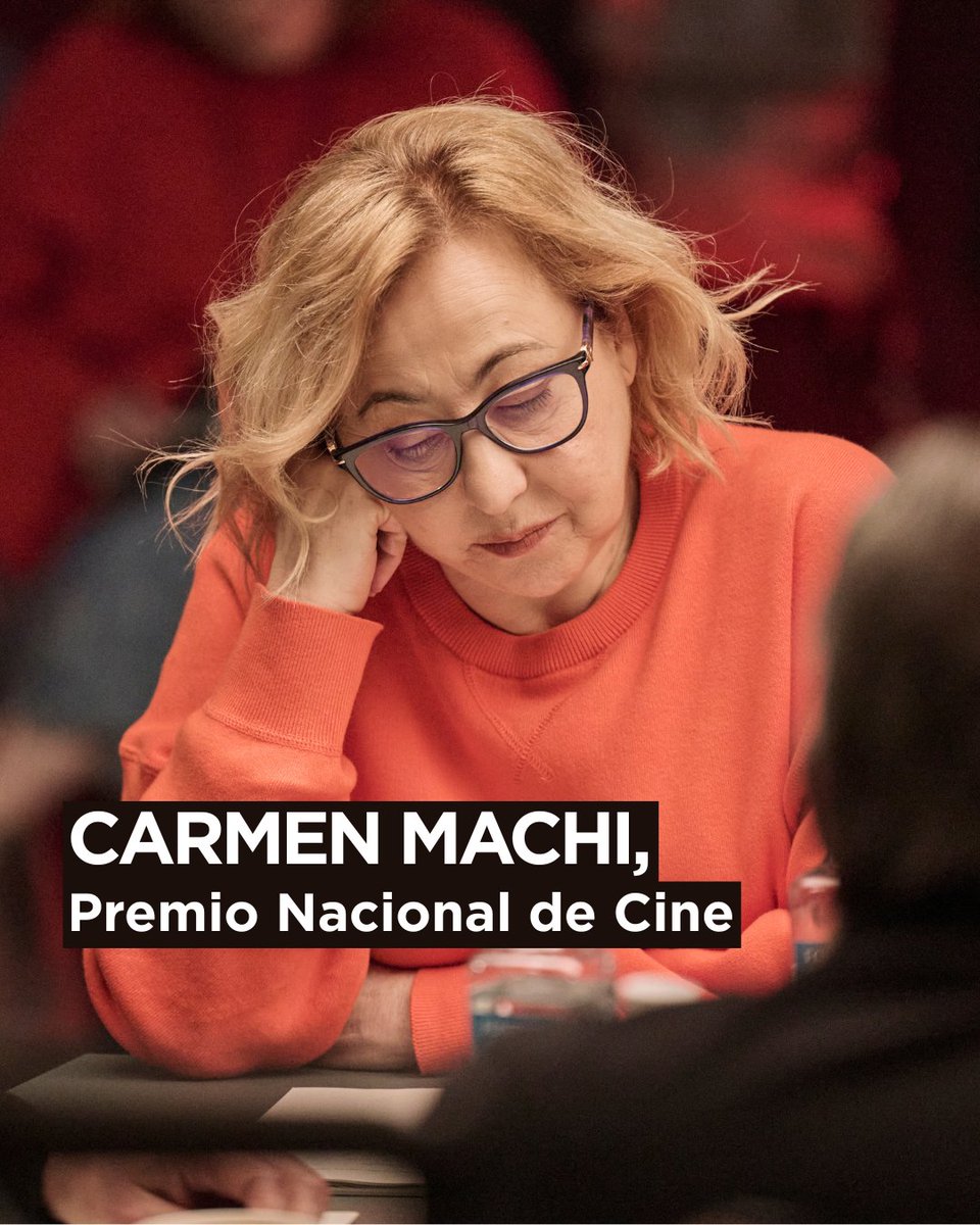 themdpstudio's tweet photo. 🥳 Felicitamos a nuestra querida Carmen Machi por el Premio Nacional de Cinematografía, un reconocimiento más que merecido a su brillante trayectoria.

Enhorabuena, Carmen!❤️ https://t.co/ExJqIsBuEe