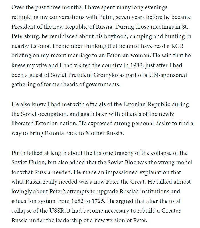 DIYKitAponia's tweet photo. @HavryshkoMarta Because he has always thought of the Baltic states as a part of Russia.
And human beings are not rational actors. https://t.co/JplOoEBvjJ