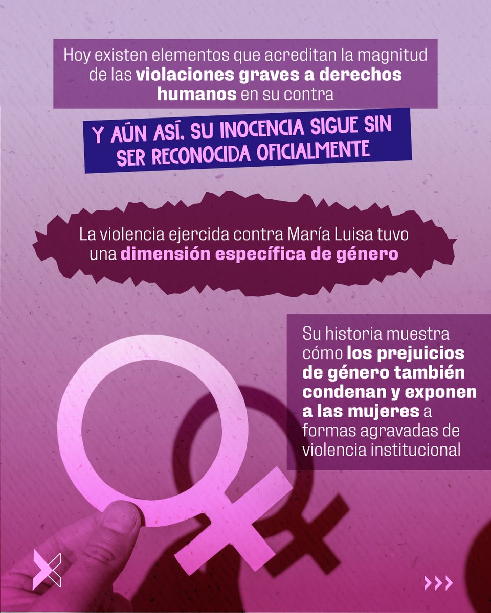 EquisJusticia's tweet photo. ¡Hoy es la audiencia para el reconocimiento de la inocencia de María Luisa! La resolución del @TSJMorelosOf puede convertirse en un referente para casos donde convergen tortura, violencia sexual y perspectiva de género. Es una oportunidad para actuar a la altura de los estándares de DDHH, PEG y debida diligencia reforzada👇🏽