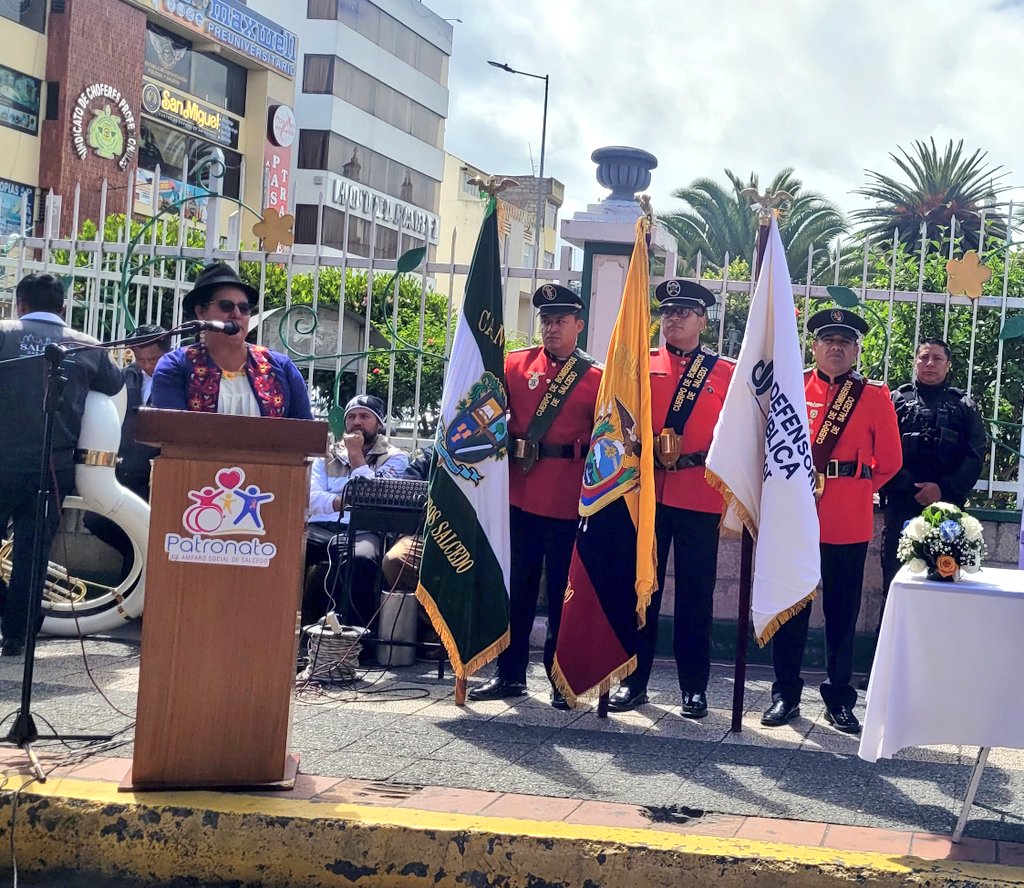DefPublicaEC's tweet photo. .@LourdesTiban titular de @GADPCotopaxi: "Estamos aquí para trabajar de la mano con todas las autoridades, estamos comprometidos con que la justicia se acerque a la ciudadanía, felicito el trabajo de la Defensoría Pública" #RutaDeLosDerechos2026 #CotopaxiDefensoríaPública https://t.co/d4aZlOmqVn