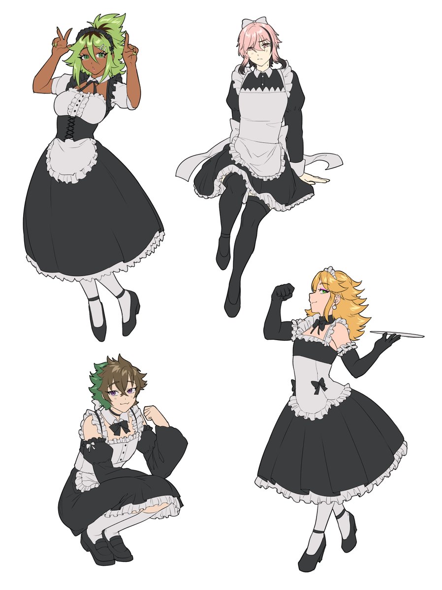 Batkat0's tweet photo. Break between commissions.
All of them are friend's Ocs :) https://t.co/qQMX0RMPqu