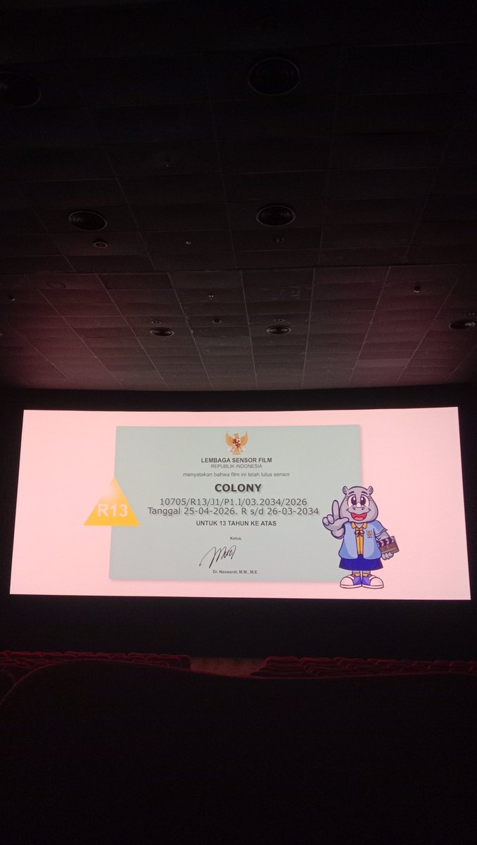 dolpwl's tweet photo. Colony (2026)
Dir. Yeon Sang-ho https://t.co/OsduXfKMyH