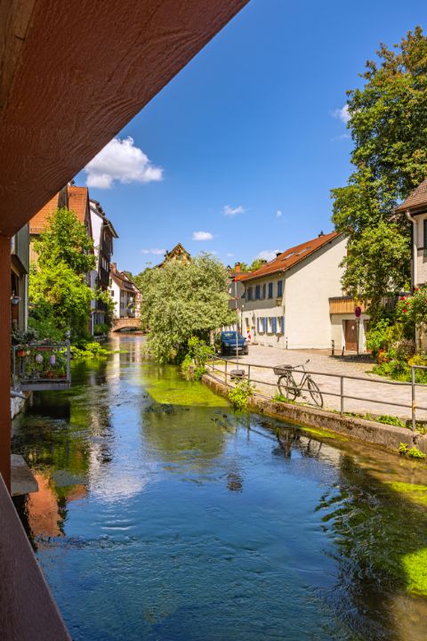 crefot's tweet photo. Art of the Day! "Charming Canals of Ulm". Buy at: https://t.co/mdkaM48gAH https://t.co/kPFG7NyNNq