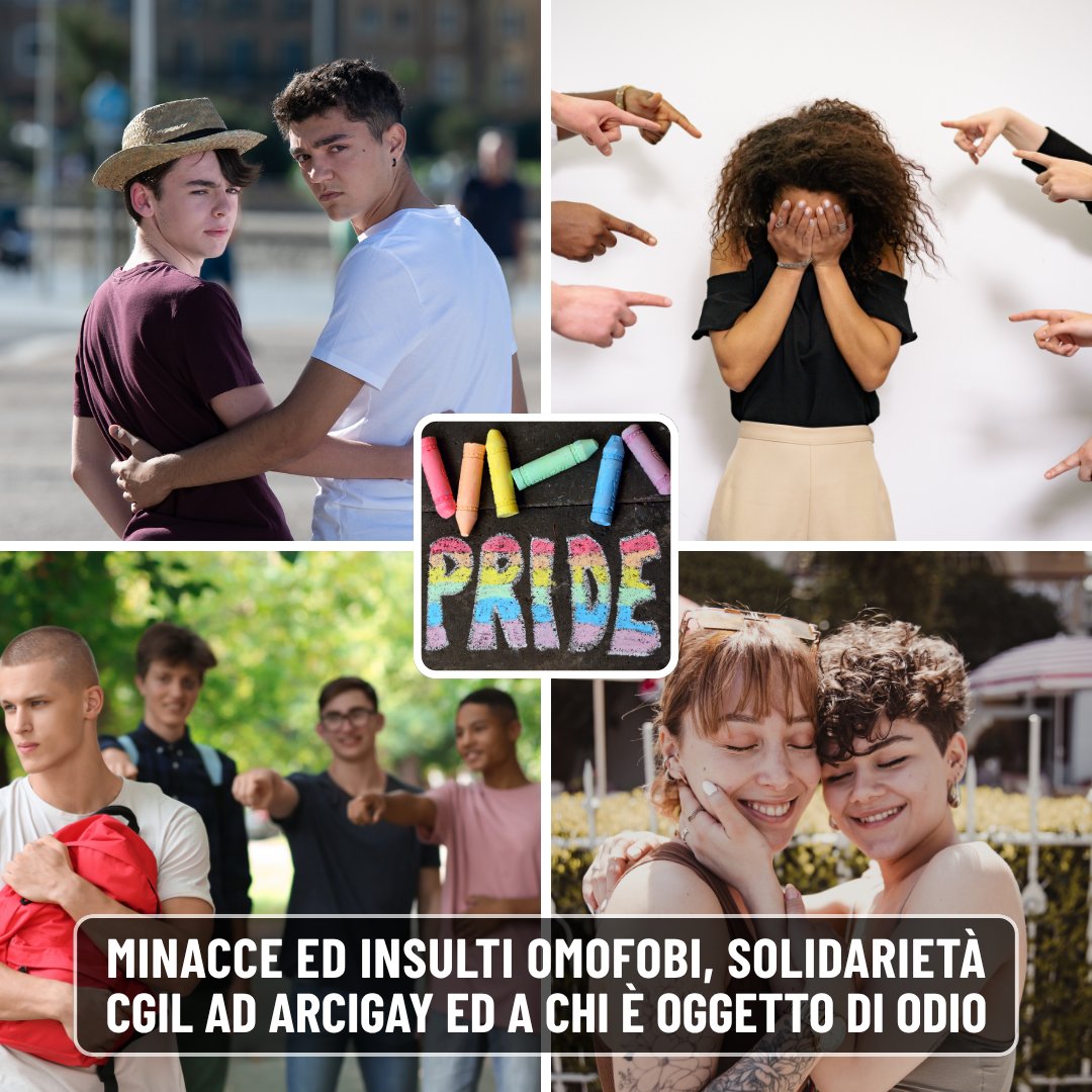 CGILModena's tweet photo. 🟥 MODENA: MINACCE ED INSULTI OMOFOBI
Solidarietà della Cgil ad Arcigay ed a chi è oggetto di odio 👇
https://t.co/pi8qcEOa2K

@cgilnazionale @ERCGIL @RosyMoon2024 @PinelliFederica https://t.co/weSB3gvo5c