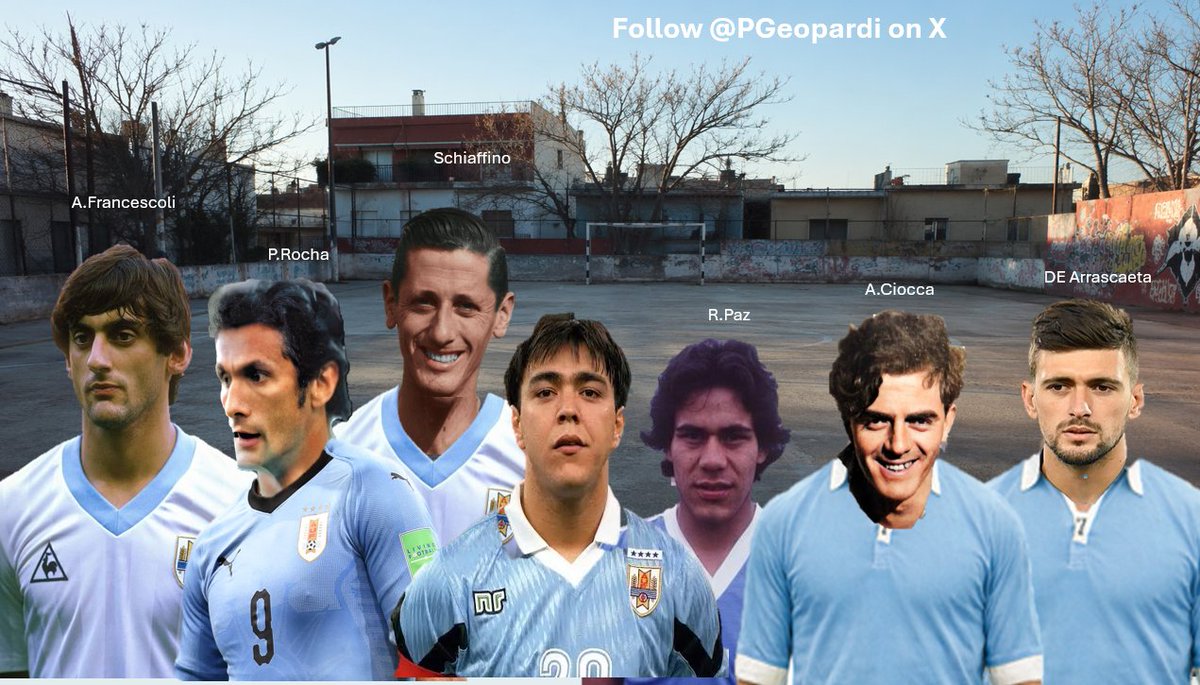 PGeopardi's tweet photo. ⚽️🇺🇾My TOP 6  Greatest Uruguayan Advanced-midfielder

 1 Schiaffino
2 Francescoli
3 P.Rocha
4 Recoba
5 A.Ciocca
6 R.Paz

HM: Poyet, De Arrascaeta

What is your top ?   

Like, repost, follow and share the passion together!

https://t.co/oZuq2qfwjF https://t.co/beLkCFReCf