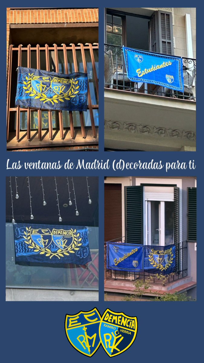 DemenciaEstu's tweet photo. LAS VENTANAS DE MADRID (D)ECORADAS PARA TI https://t.co/mFIFucAazn