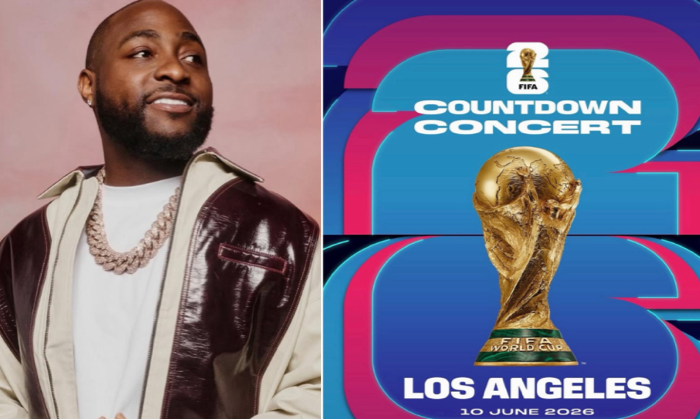 NTANewsNow's tweet photo. Davido Announced as Headliner for 2026 FIFA World Cup Countdown Concert in Los Angeles https://t.co/7BpgnJ20sK https://t.co/CR4jRqL5U5