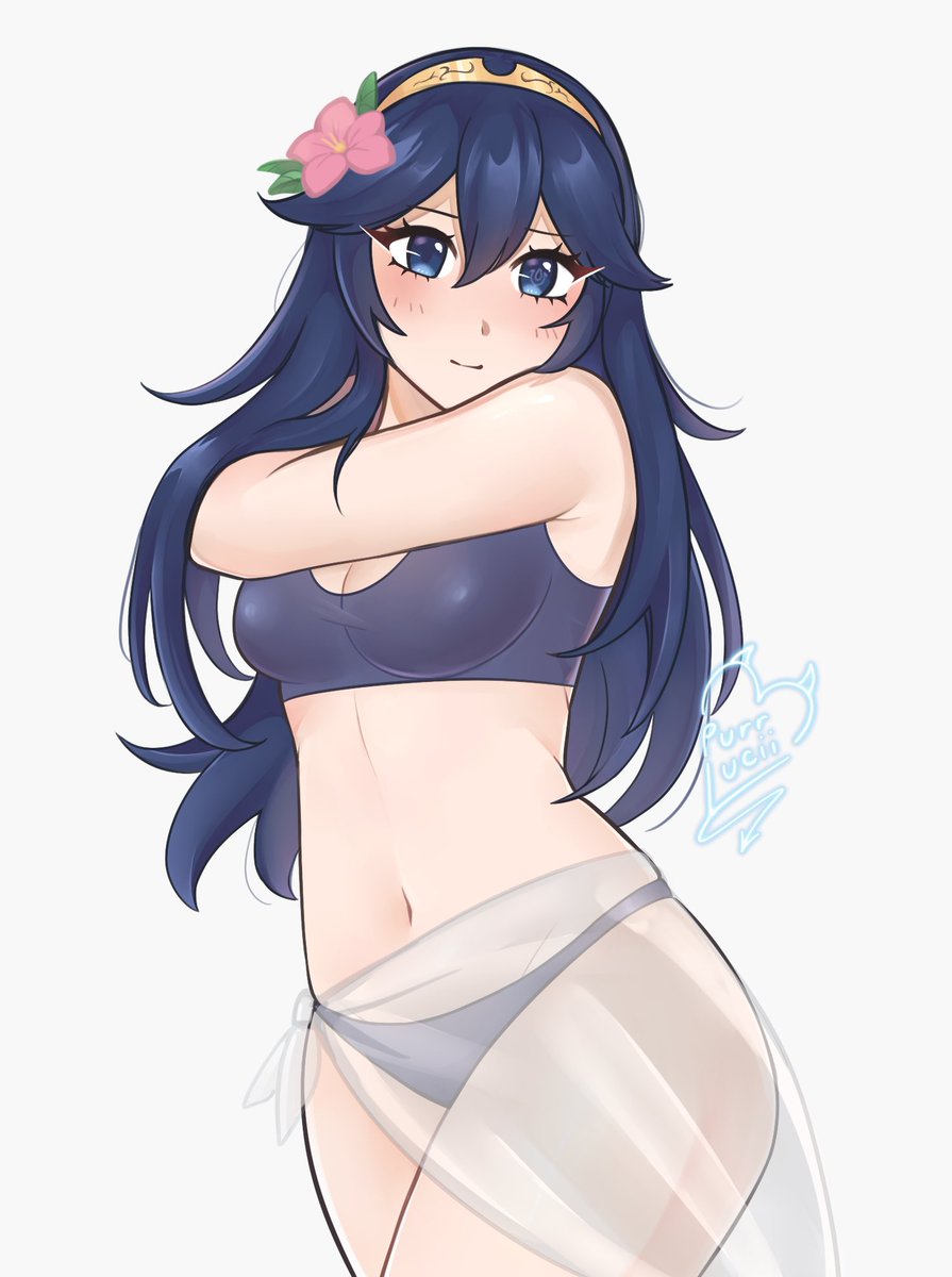 purrlucii's tweet photo. a summer lucina 💙 https://t.co/qCHj9F9t8p