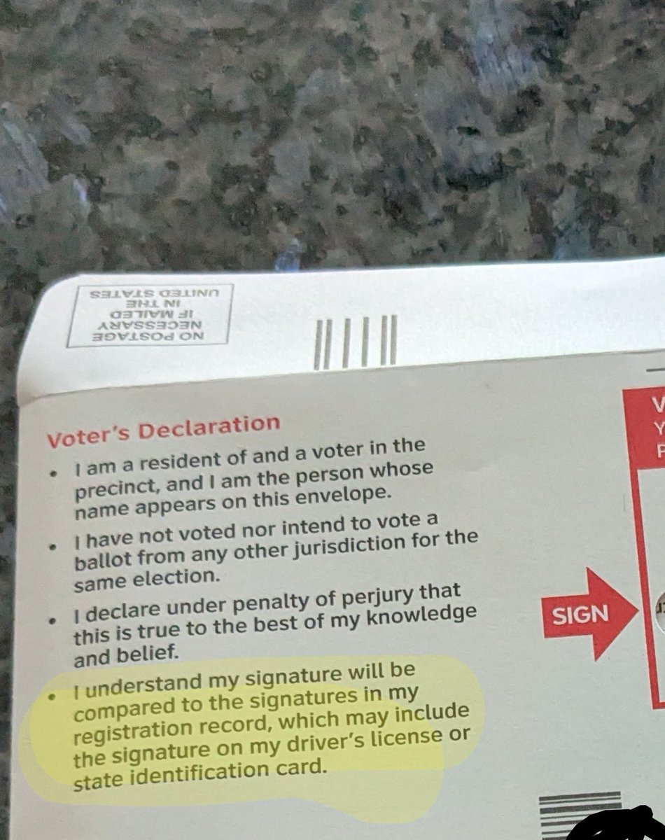 rascal113646's tweet photo. I live in LA County, CA.

Ballots are auto mailed 30 days before an election 

Illegal Aliens are registered to vote when they get a driver's license at the DMV

Their ballots are hijacked and used to cheat during the "curing" season after the election day but before results are released.

Signatures are compared to the signatures from the DMV where illegal aliens get a Driver's license.

Newsom, Bonta and Democrats have been cheating for years.