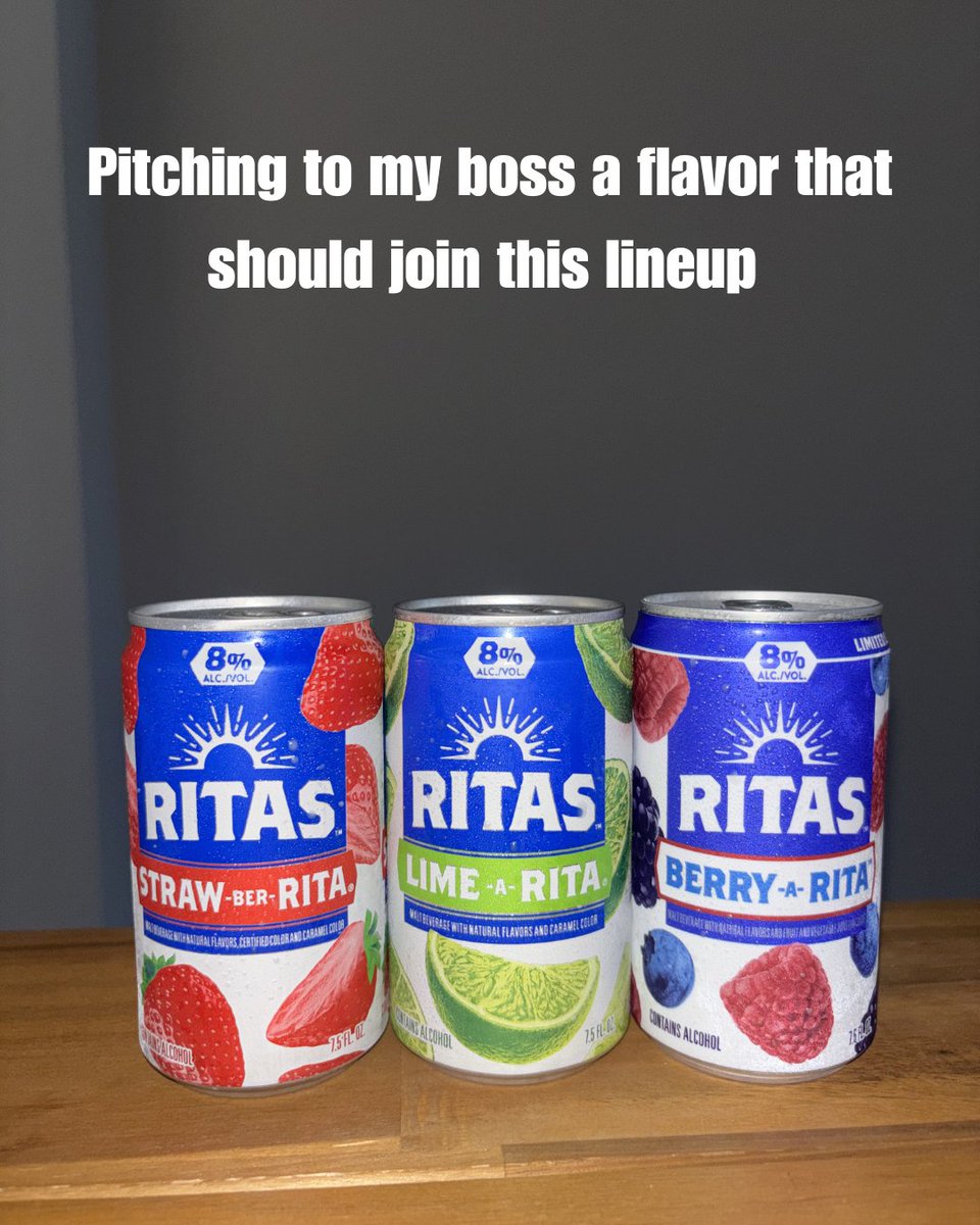 TheRITAS's tweet photo. She said the flavor that gets the most replies wins https://t.co/s1cyAauPpJ