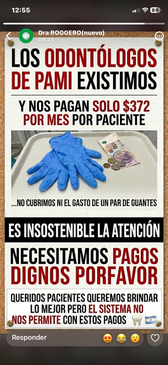 LauraLo01650493's tweet photo. Esto es PAMI,dejar a sus afiliados sin cobertura odontologica por la burla que les pagan a los profesionales #pami #gobiernodemendoza # AlfredoCornejo https://t.co/ryIfJp6VhG