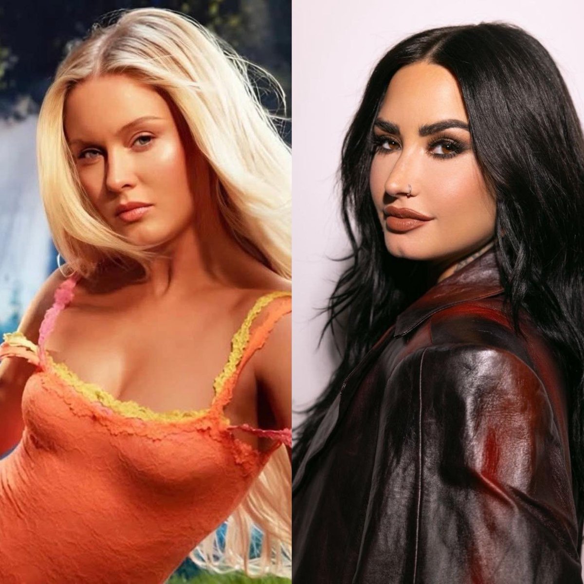 poptime's tweet photo. 👑 O PESO! Demi Lovato e Zara Larsson são as ÚNICAS artistas secundárias a serem citadas ao lado dos headliners durante a compra do ingresso do Rock In Rio. https://t.co/HFKJmtLjSu