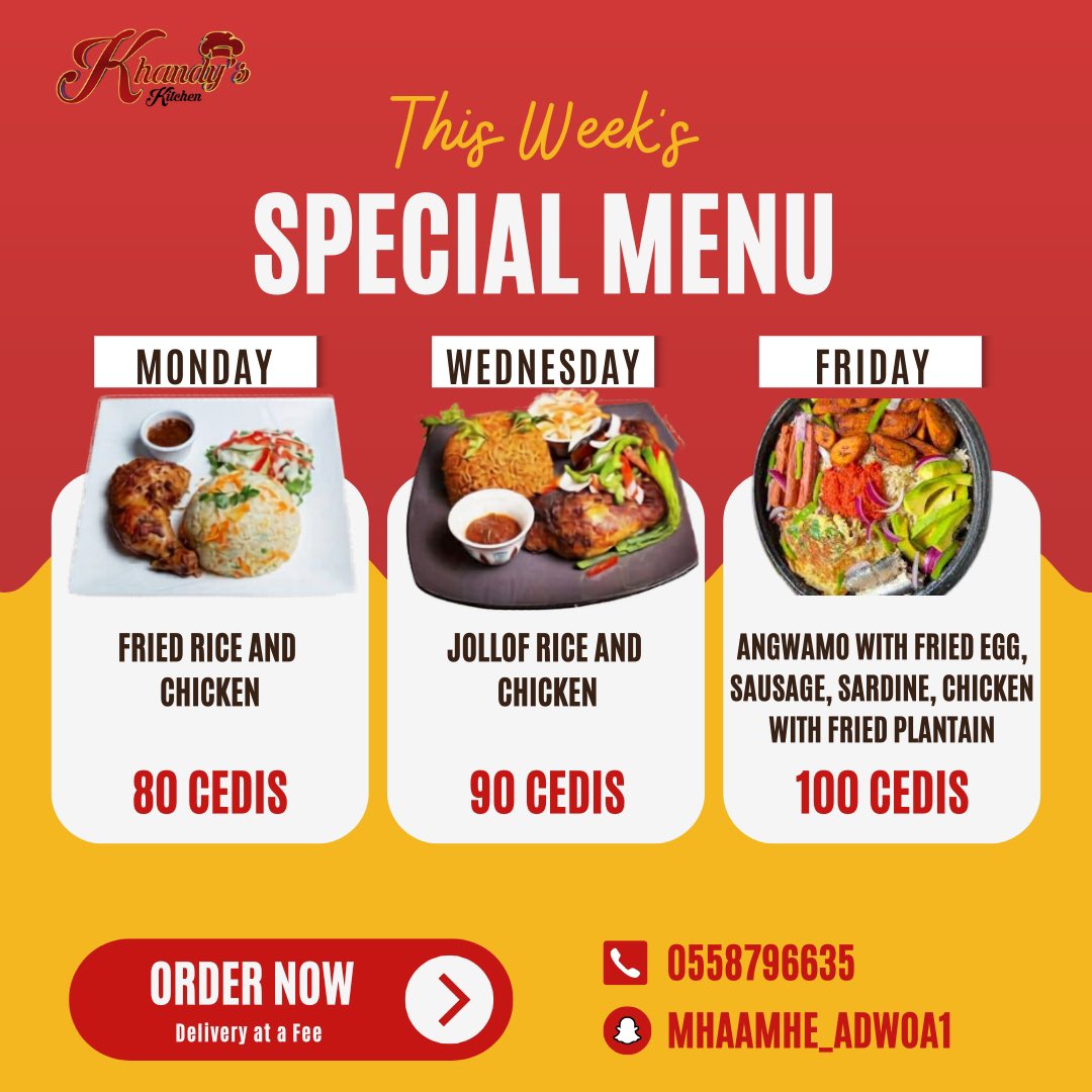 mhaamhe_adwoa's tweet photo. Anyway, lemme keep posting my business until I get orders.  Please I’m taking orders for jollof rice and chicken tomorrow. Kindly dm to order🥰🥰 https://t.co/BLyQd08GoZ