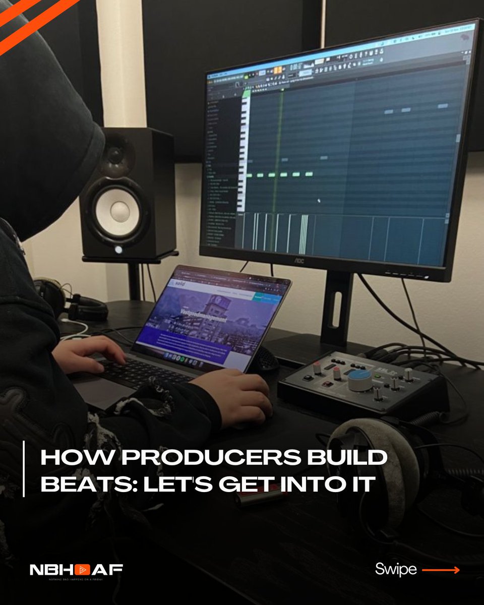 nbhoaf's tweet photo. 🟠🔵Ever wondered how your favorite beats are made? 

Swipe through to explore the beat making process and see what happens behind the music. 🔥

Which stage do you find most interesting?

#NBHOAF #Afrobeats #BeatMaking #MusicProduction #MusicCulture https://t.co/4QE198HV9J