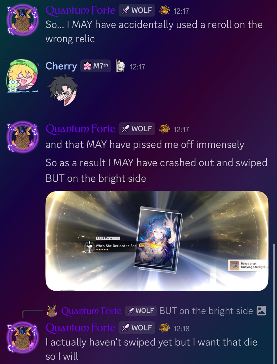 ForteQuantum's tweet photo. A story in two parts!
#HonkaiStarRail https://t.co/uLbqTDYOJh