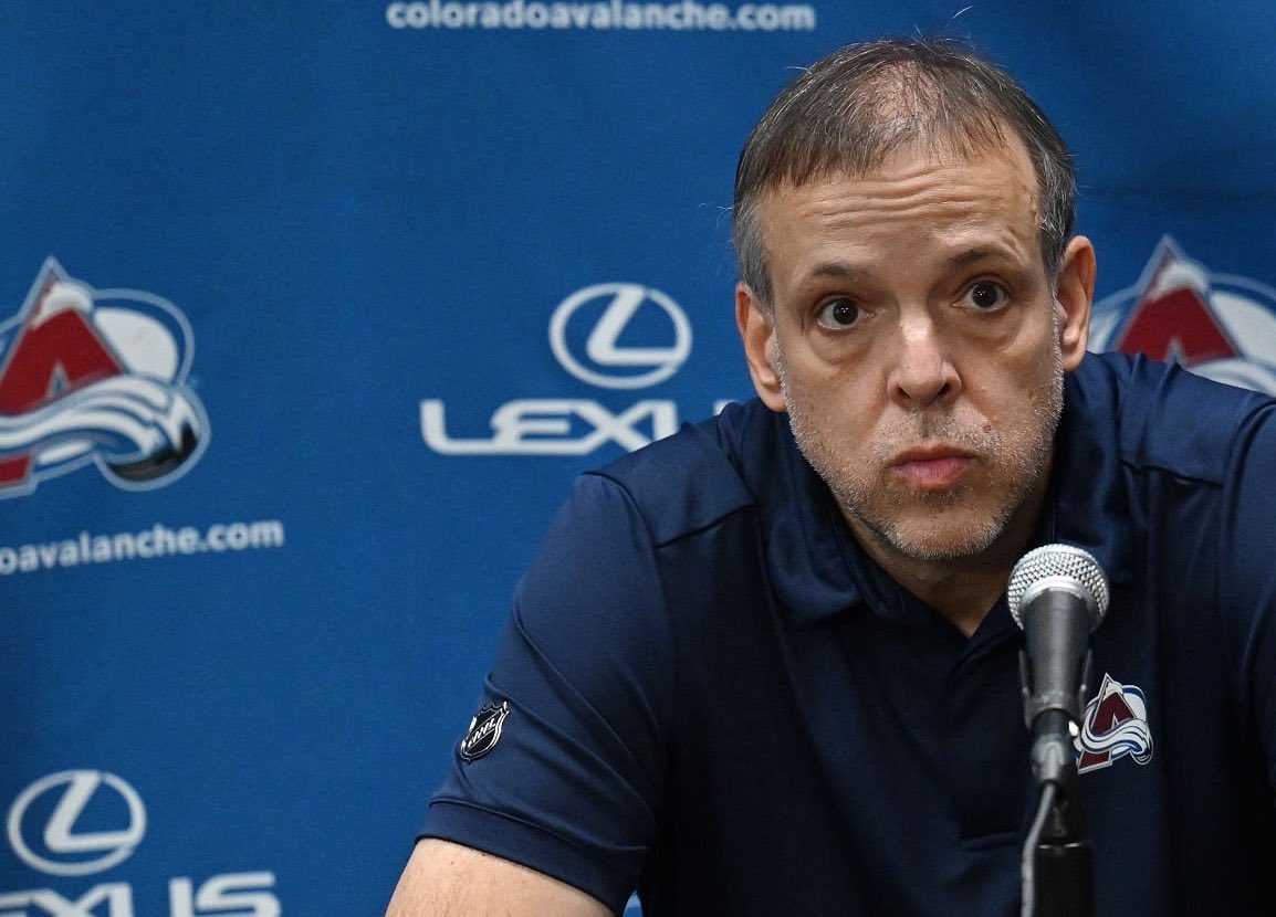 puckempire's tweet photo. The Nashville Predators are hiring Avalanche GM Chris MacFarland as their next GM &amp; President, per @RussoHockey.

Colorado will need a new GM. https://t.co/57idM4zR4r