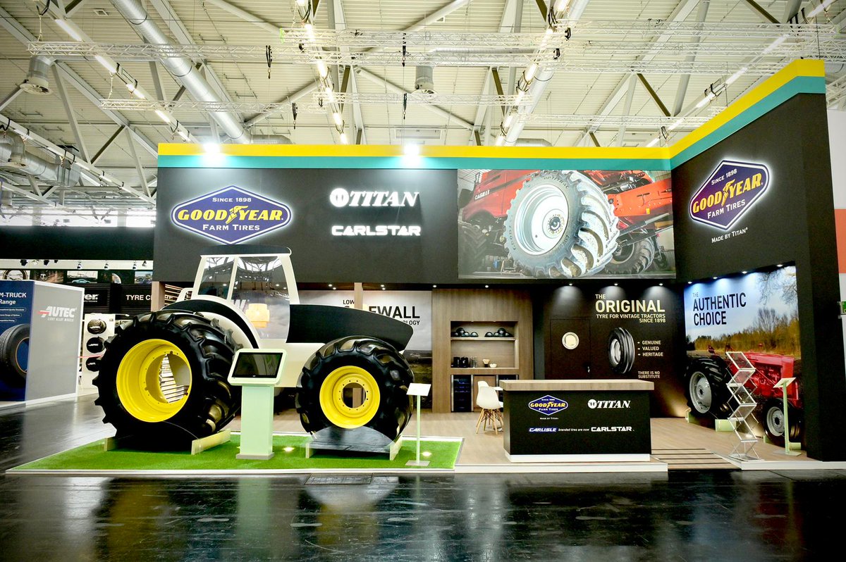 GoodyearFarmEU's tweet photo. With only one week to go until this year's The Tire Cologne, we're throwing it back to a previous stand!

Are you heading to the event? If so, pop by and say hello, you'll find us in Hall 6, Stand C019.👋 https://t.co/OoEgq0xuGZ