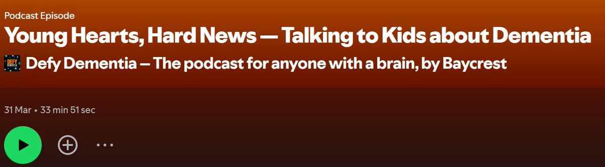 YoungDemNetwork's tweet photo. This episode of the ‘Defy dementia’ podcast explores how to talk to children and young people about dementia in an age-appropriate, stigma-reducing way. 🎤 

Angeleta Cox shares how she talked about her late mother’s diagnosis of young onset Alzheimer's disease to her children.

Listen to the podcast here: https://t.co/nXmzRNIbEl