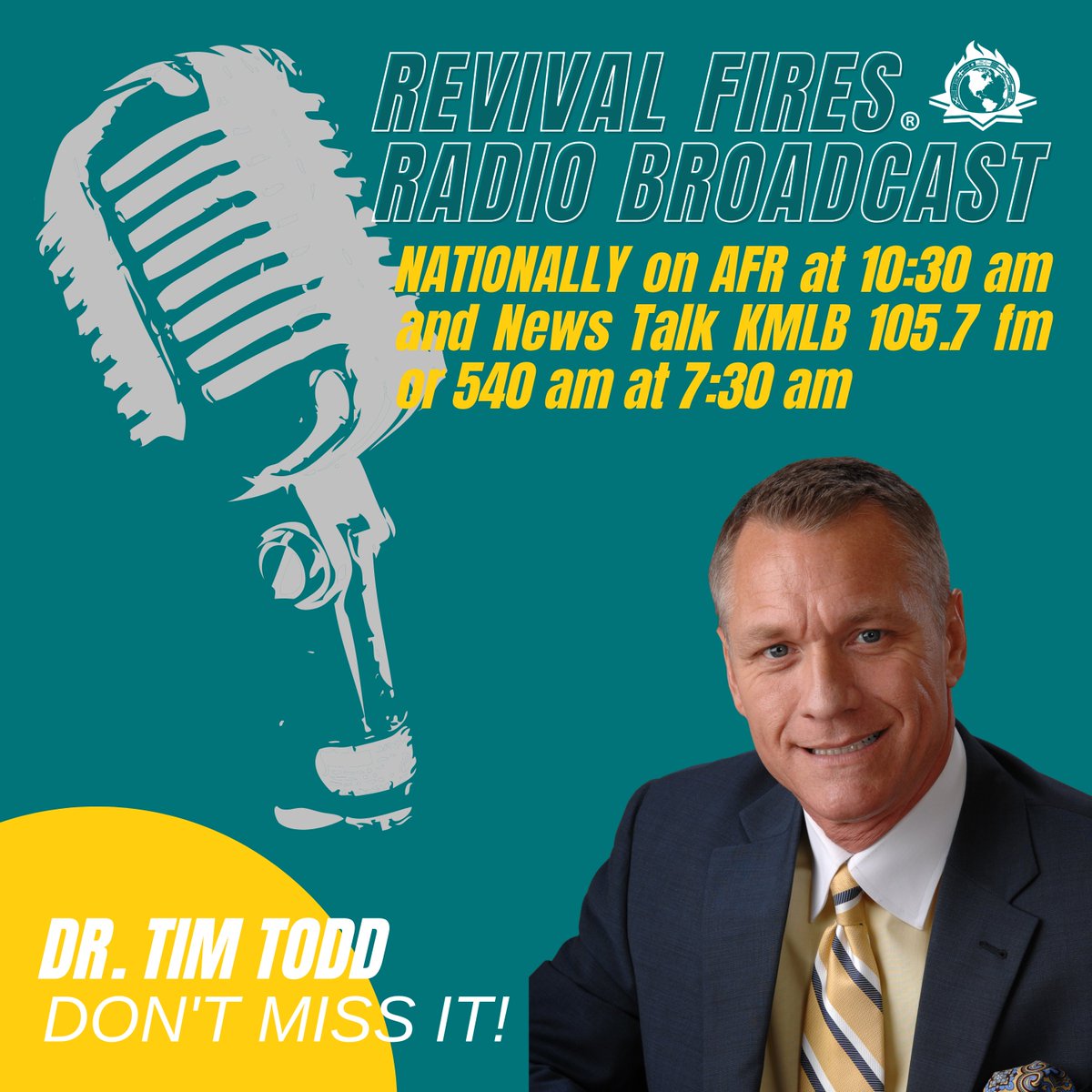 DrTimTodd's tweet photo. You don’t wanna miss this week’s broadcast titled, ONE OF THE BLACKEST SINS! It'll change you to be more like Jesus when you tune in this morning NATIONALLY on AFR @ 10:30 am &amp; News Talk KMLB 105.7 fm or 540 am @ 7:30 am! Unable to listen live, click: https://t.co/wdfJfeV2G0 https://t.co/JS8mwkcekq