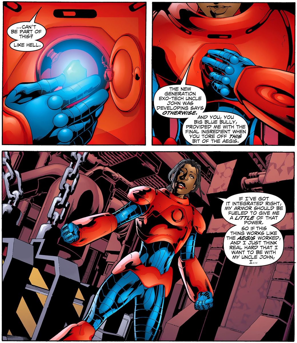 comicvisibility's tweet photo. The queer comic character of the day is Natasha Irons / Steel from DC! She is a lesbian! 

She debuted in Steel (1994) and came out in Superwoman (2016). More recently, she was also in Steelworks and Green Lantern: War Journal. https://t.co/dyKUbLvsMz