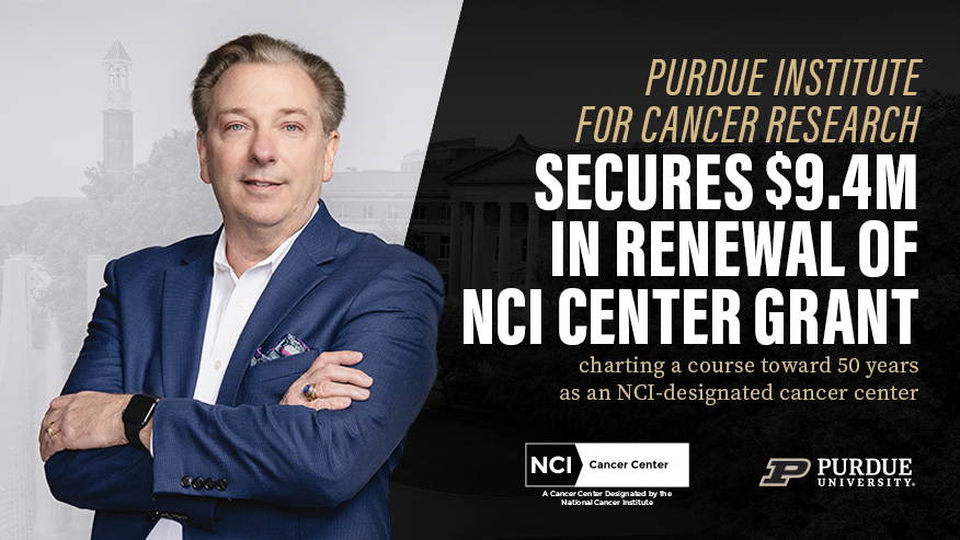 PUCancerInst's tweet photo. 🚨 NEWS: The Purdue Institute for Cancer Research has secured $9.4M in renewal of its National Cancer Institute (@theNCI) Cancer Center Support Grant.

The award extends nearly five decades of NCI designation and positions PICR to reach 50 consecutive years of recognition in 2028.

One of only 8 NCI-designated Basic Laboratory Cancer Centers nationwide. The only one in Indiana. https://t.co/ml1ktcN1nA