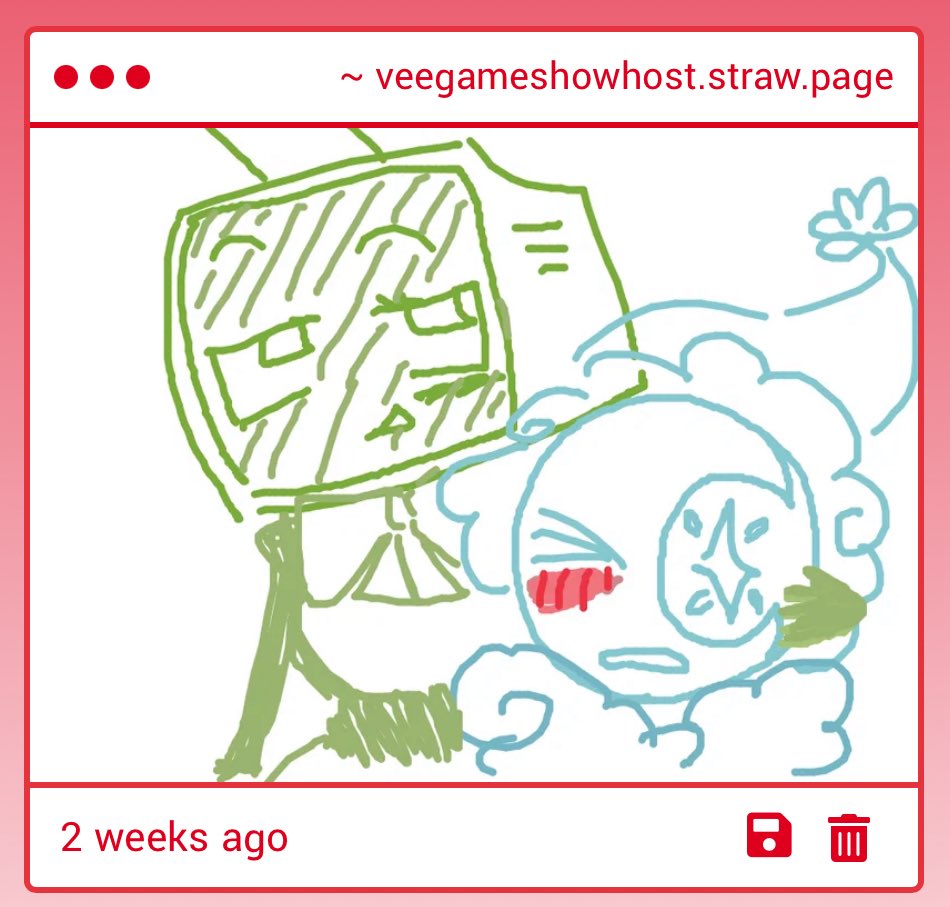 veegameshowhost's tweet photo. these are so good…! but… why am i blushing…?

it’s not that nice to call someone that, sprout. https://t.co/CnNq5js38f