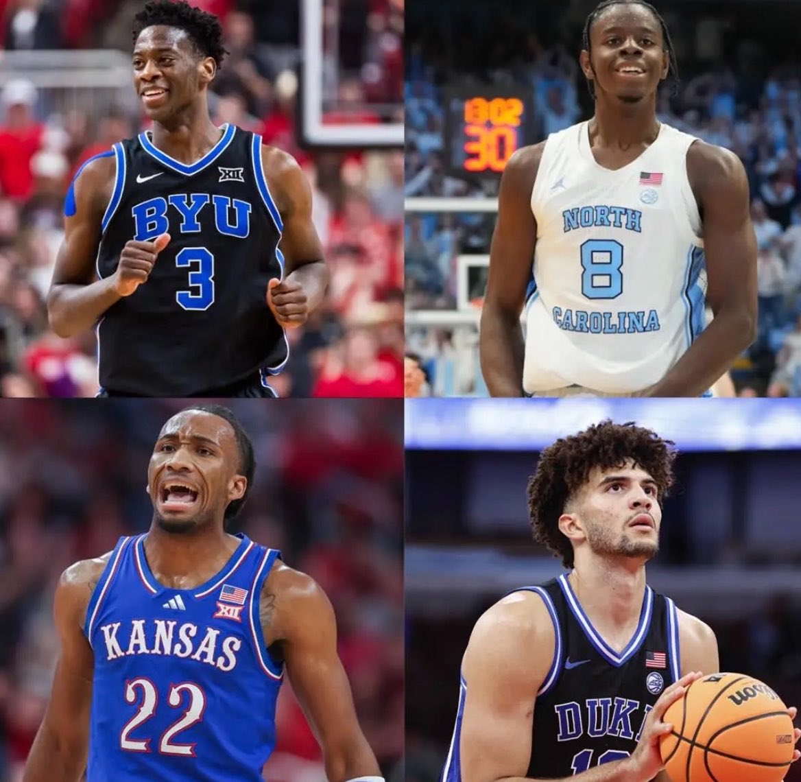 esidery's tweet photo. The top four picks in the 2026 NBA Draft are viewed as near-locks by many executives:

Wizards: AJ Dybantsa
Jazz: Darryn Peterson
Grizzlies: Cam Boozer
Bulls: Caleb Wilson

Unless a shocking trade comes out of nowhere in the next three weeks, the draft truly begins at No. 5. https://t.co/57bUTxJzxs