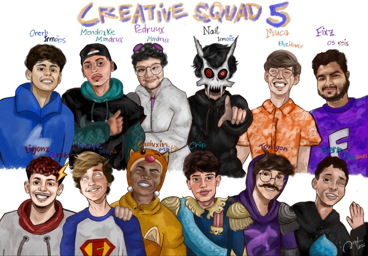 springsteen125's tweet photo. Depois de 13 horas, acabei meu desenho semi-realista da Creative Squad 5!! Realmente espero que todos os membros vejam e curtem!!❤️❤️ 

#copacreativesquad #cs5 #mendrux #mafia #bluehours @FEURIPEE @Caduxinn @_Tonigon @Nait_ofc @Mendrakee @pedrux__ @LigonzZ https://t.co/wXC1olK4bZ