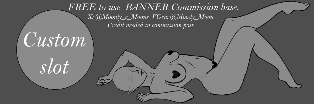 Moody_c_Moons's tweet photo. I just posted my first FREE to use commission  base on Patreon.

It is available for all 3 tiers 🥰✨

The rules are all available on the original post but I think is quite self explanatory 🩷

https://t.co/c6XfCH9iGI

#artbase #ychbase #patreonreward https://t.co/bGNnsEIjVN