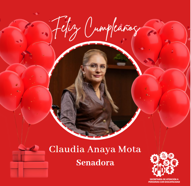 PcD_PRI's tweet photo. En este día tan especial, extendemos una cálida felicitación a la Senadora @ClaudiAnaya con motivo de su cumpleaños.

Reconocemos su compromiso, dedicación y vocación de servicio en favor de México, así como su permanente esfuerzo por construir una sociedad más justa e incluyente.

Deseamos que este nuevo año de vida esté lleno de salud, alegría, éxitos y satisfacciones, rodeada del cariño de su familia, amistades y seres queridos.

¡Muchas felicidades y nuestros mejores deseos hoy y siempre!
🎉🎂🎉🥳