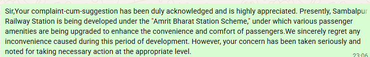 srdcmsbp's tweet photo. @DRMSambalpur @RailwaySeva @ghasirampanda https://t.co/2dknWpmECE