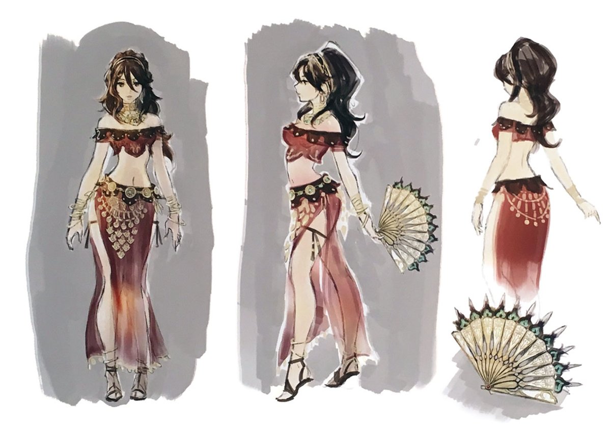 creativeuncut's tweet photo. Ophilia Clement and Primrose Azelhart from Octopath Traveler.

More art from the game: https://t.co/l8zZnZ7BlO https://t.co/1e2fBQKWp2