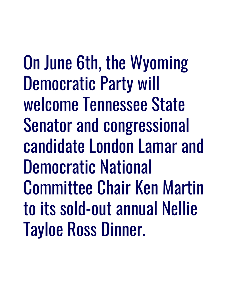 WyoDems's tweet photo. We are SO. EXCITED. for this weekend!!! Dinner is completely, totally, utterly sold out, but you can still get in on the fun at our VIP Reception. Tickets here 👇
https://t.co/u0MzUEHI0a https://t.co/L4mdnQj86m