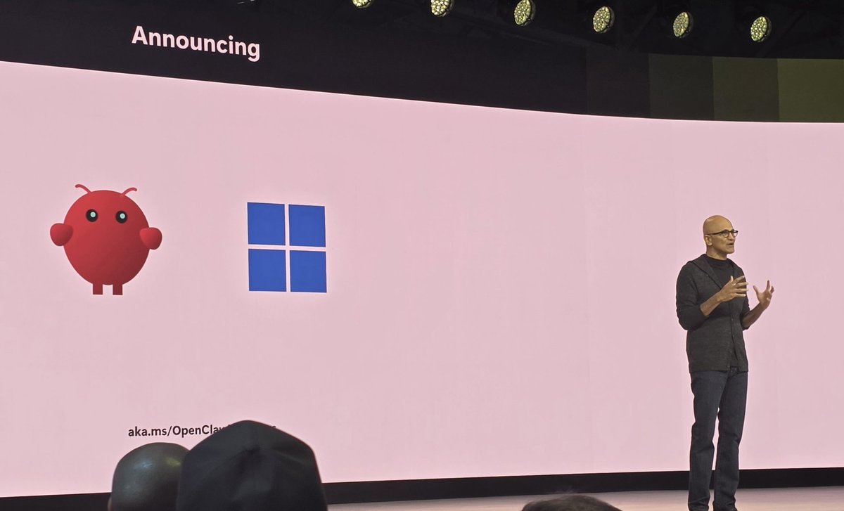 bobodtech's tweet photo. Not a huge surprise, but great to see official confirmation of @openclaw coming to @Windows witha native app. https://t.co/KOYMA928QF