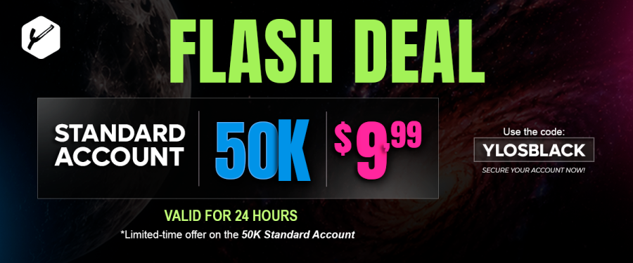ylostrading's tweet photo. The Standard 50K flash deal for $9.99...

Use code: YLOSBLACK

A few minutes left before this offer expires.

Standard 50K  $9.99

Once the timer hits zero, the deal is gone. https://t.co/7rRlWL3J2y