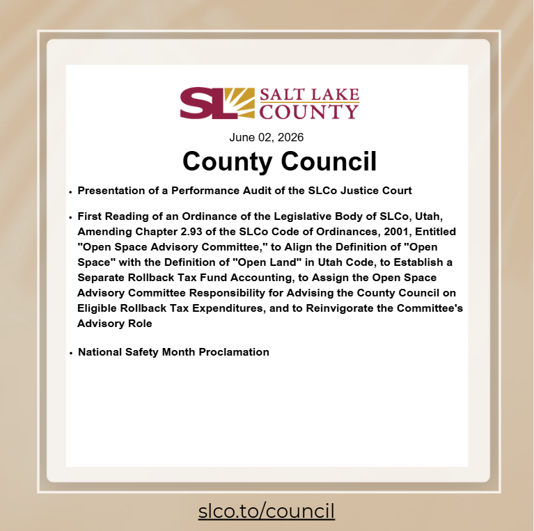Salt Lake County Council tweet media