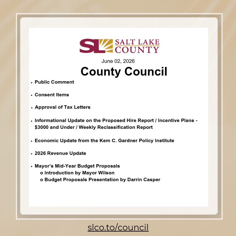 Salt Lake County Council tweet media
