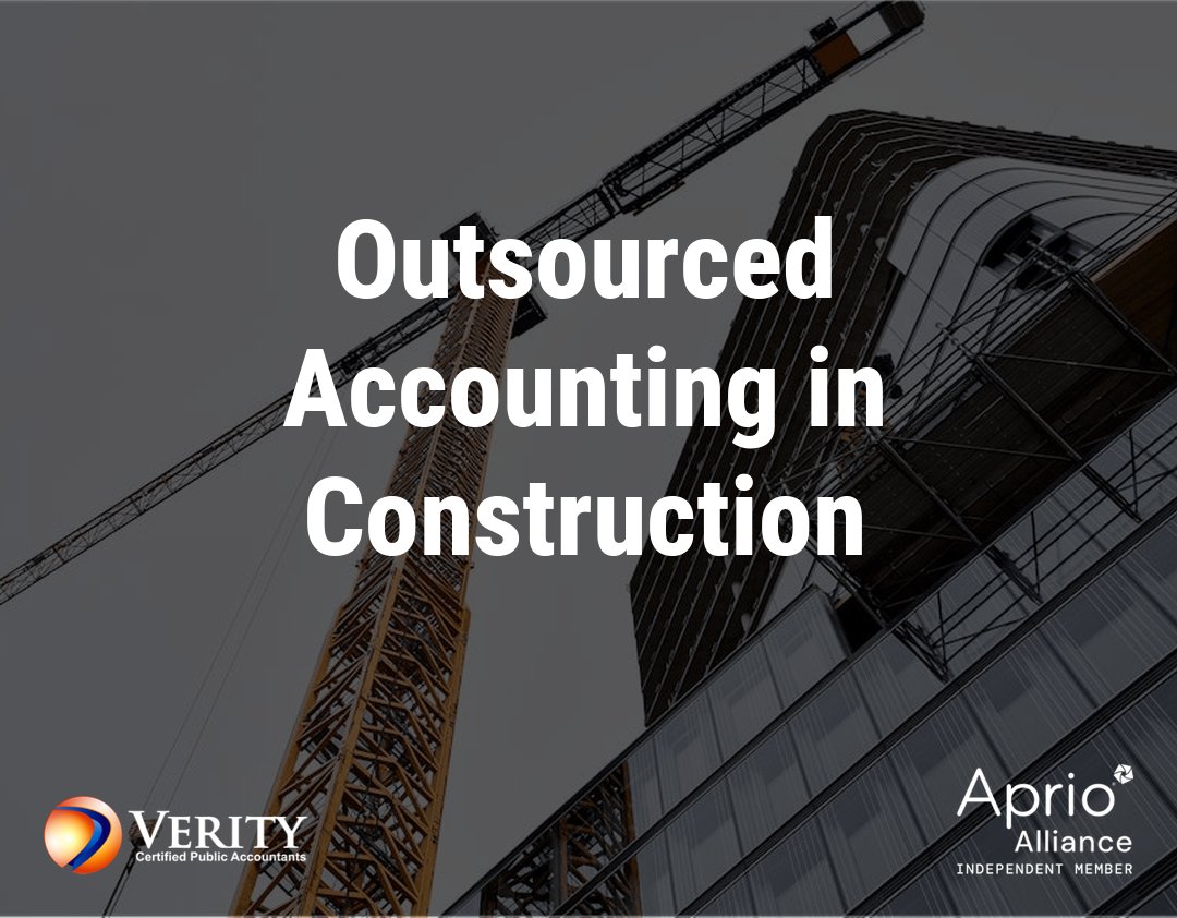 VerityCPAs's tweet photo. As contractors grow, accounting often lags behind operations. Learn how outsourced accounting improves job costing, WIP visibility, controls, and decision-making in construction. https://t.co/QArKHto7wa #Construction https://t.co/lfMGXOYtM6