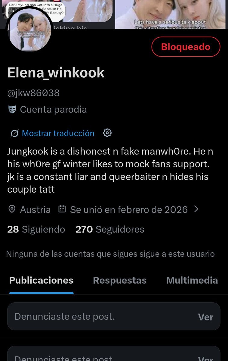 thsweeth's tweet photo. Corran a denunciar esta cuenta en faaa, está compartiendo información privada de los amigos de jk, denuncien la cuenta y los Post!!!!!!!!
Denuncien multiples veces en todas sus cuentas
https://t.co/tPeVOZojJO https://t.co/wlJhLFp9xW