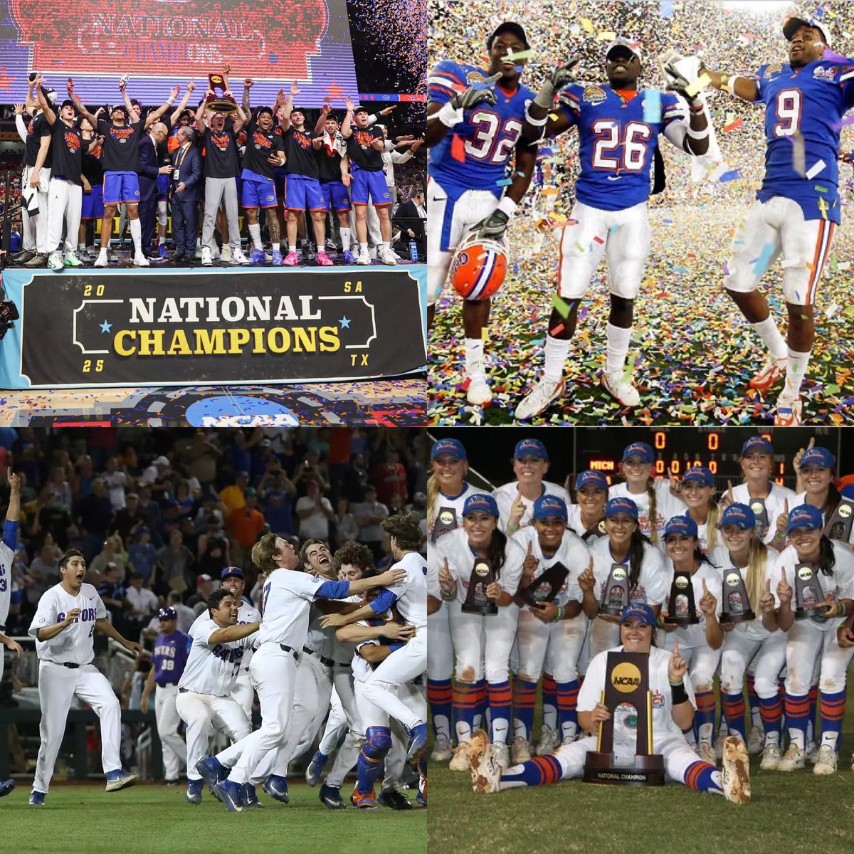 gatorsszn's tweet photo. Big 3 Titles since 2000 (Major Sports):

Florida - 8
Miami - 2
Florida State - 2

The other poverty Florida schools talk too much for being mid 💀 https://t.co/sFkdgx39h8