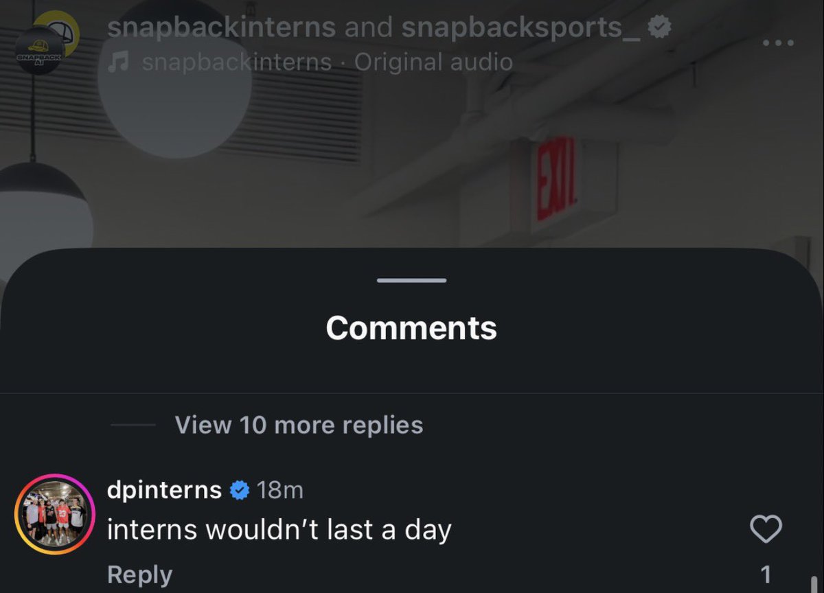 jacksettleman's tweet photo. We have intern beef. 

Having the kids prep a response asap

@snapbackinterns https://t.co/A3Ce3PvBLx