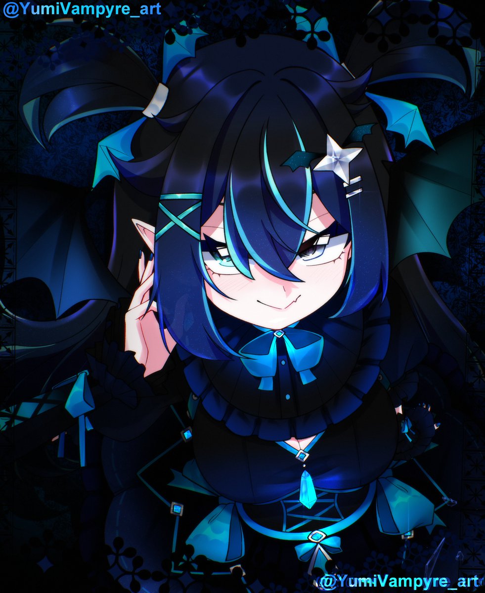 YumiVampyre_art's tweet photo. Art for my vtuber account 
i fainelly finished it am tiredddd
| @YumiVampyre https://t.co/AAZ1w2bOL5